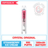 Crystal Original - Strawberry Ice Cream | Smokey Joes Vapes Co