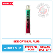 SKE - Crystal Plus - Pod Kit - Aurora Blue | Smokey Joes Vapes Co