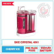 SKE Crystal 4 in 1 - Cherry Ice - Vape Kit | Smokey Joes Vapes Co