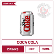 Diet Coca Cola 330 ml.