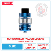 HorizonTech - Falcon Legend - Subohm Tank - Blue | Smokey Joes Vapes Co