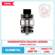 HorizonTech - Falcon Legend - Subohm Tank - Gunmetal | Smokey Joes Vapes Co