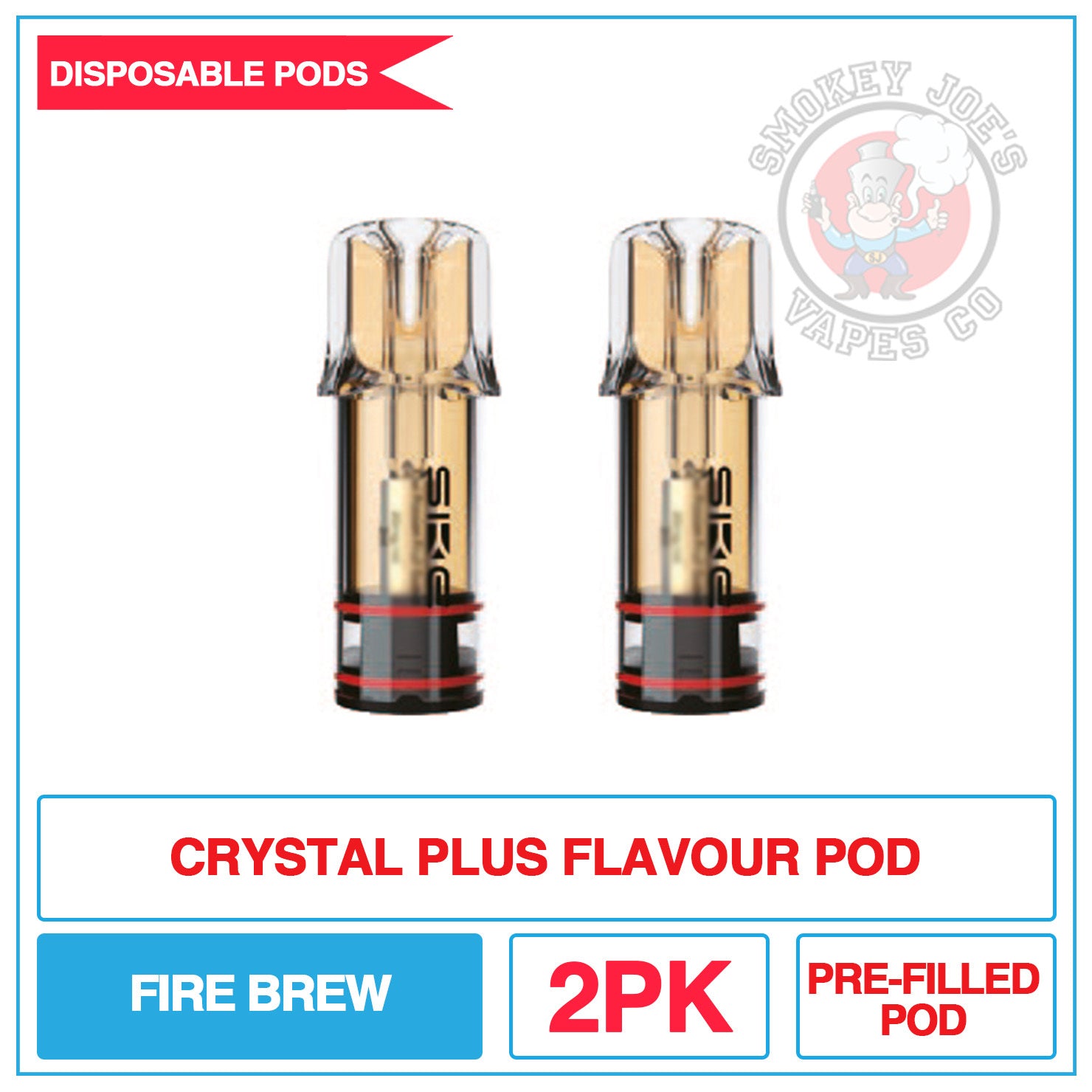 SKE - Crystal Plus - Prefilled Pods - Fire Brew | Smokey Joes Vapes Co