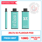 Zeltu X3 Pod - Fresh Mint | Smokey Joes Vapes Co