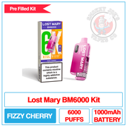 Lost Mary - BM6000 - Fizzy Cherry - Pre Filled Vape Kit
