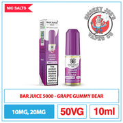Bar Juice 5000 - Nic Salt - Grape Gummy Bear | Smokey Joes Vapes Co