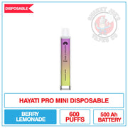 Hayati Pro Mini Disposable Berry Lemonade | Smokey Joes Vapes Co