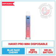 Hayati Pro Mini Disposable Blue Razz Cherry | Smokey Joes Vapes Co