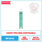 Hayati Pro Mini Disposable Mr Blue | Smokey Joes Vapes Co