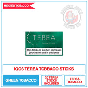 IQOS Terea Green Tobacco Sticks | Smokey Joes Vapes Co