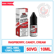 IVG 50/50 - Raspberry Stix |  Smokey Joes Vapes Co.