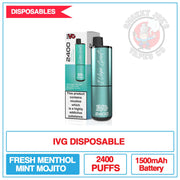 IVG - 2400 Disposable Vape - Fresh Mint Menthol Mojito | Smokey Joes Vapes Co