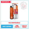IVG - 2400 Disposable Vape - Juicy Edition | Smokey Joes Vapes Co