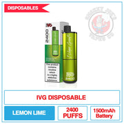 IVG - 2400 Disposable Vape - Lemon And Lime | Smokey Joes Vapes Co