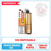 IVG - 2400 Disposable Vape - Peach Mango Ice | Smokey Joes Vapes Co