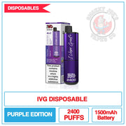 IVG - 2400 Disposable Vape - Purple Edition | Smokey Joes Vapes Co