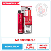IVG - 2400 Disposable Vape - Red Edition | Smokey Joes Vapes Co