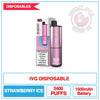 IVG - 2400 Disposable Vape - Strawberry Ice | Smokey Joes Vapes Co