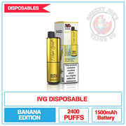 IVG 2400 - Disposable Vape - Banana Edition | Smokey Joes Vapes Co