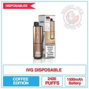 IVG 2400 - Disposable Vape - Coffee Edition | Smokey Joes Vapes Co