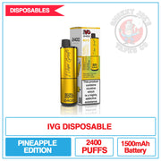 IVG 2400 - Disposable Vape - Pineapple Edition | Smokey Joes Vapes Co
