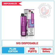 IVG 2400 - Disposable Vape - Plum Edition | Smokey Joes Vapes Co