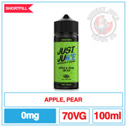 Just Juice - Apple And Pear On Ice - 100ml | Smokey Joes Vapes CO