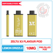 Zeltu X3 Pod - Georgie Porgie - Lemon Drizzle | Smokey Joes Vapes Co