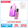 Lost Mary - BM6000 - Blackberry Ice - Disposable Vape Kit | Smokey Joes Vapes Co