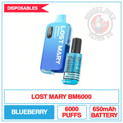 Lost Mary - BM6000 - Blueberry - Disposable Vape Kit | Smokey Joes Vapes Co