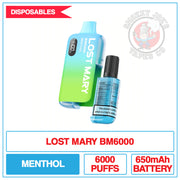 Lost Mary - BM6000 - Menthol - Disposable Vape Kit