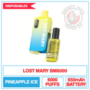 Lost Mary - BM6000 - Pineapple Ice - Disposable Vape Kit