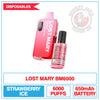 Lost Mary - BM6000 - Strawberry Ice - Disposable Vape Kit