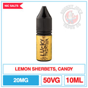 Lucky Thirteen Salts - Lemon Sherbets | Smokey Joes Vapes Co.