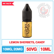 Lucky Thirteen Salts - Lemon Sherbets | Smokey Joes Vapes Co.