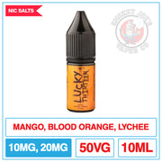 Lucky Thirteen Salts - Mango Blood Orange Lychee | Smokey Joes Vapes Co.