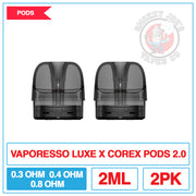 Vaporesso - Luxe x - Corex 2.0 Replacement Pods | Smokey Joes Vapes Co