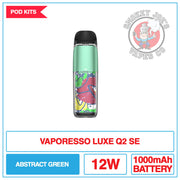 Vaporesso - Luxe Q2 SE - Pod Kit - Abstract Green | Smokey Joes Vapes Co