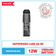 Vaporesso - Luxe Q2 SE - Pod Kit - Fashion Black | Smokey Joes Vapes Co