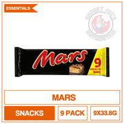 Mars Bar - Snack Size - Multipack - 9 Pack | Smokey Joes Vapes Co