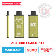 Zeltu X3 - Prefilled Pod - Keep It 100 - Maui Blast | Smokey Joes Vapes Co