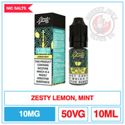 Nasty Salt Shisha - Lemon Mint | Smokey Joes Vapes Co.