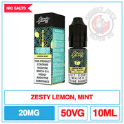 Nasty Salt Shisha - Lemon Mint | Smokey Joes Vapes Co.