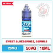 Oxva - Ox Passion - Nic Salt - Blue Mist | Smokey Joes Vapes Co