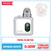 Oxva - Xlim SQ Pro - Pod Kit - Spring White | Smokey Joes Vapes Co