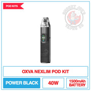 Oxva - Nexlim - Pod Kit - Power Black | Smokey Joes Vapes Co