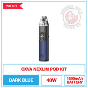 Oxva - Nexlim - Pod Kit - Dark Blue | Smokey Joes Vapes Co