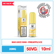 Bar Juice 5000 - Nic Salt - Pineapple Ice | Smokey Joes Vapes Co