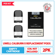 UWELL - CALIBURN X - REPLACEMENT PODS | SMOKEY JOES VAPES CO
