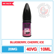 Riot Bar EDTN - Nic Salt - Blue Cherry Burst | Smokey Joes Vapes Co.